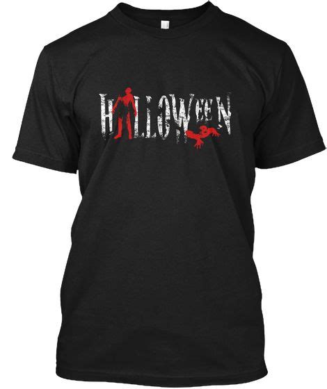 Scary Halloween No2 Black T Shirt Front Scary Halloween T Shirt