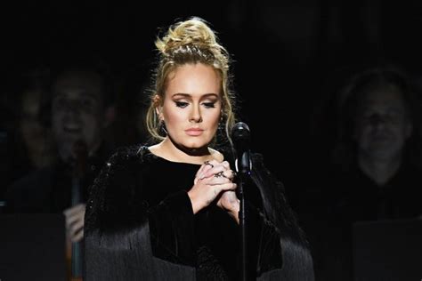 Adele Forced To Restart George Michael Grammys Tribute Due To Technical Issues Celebrity