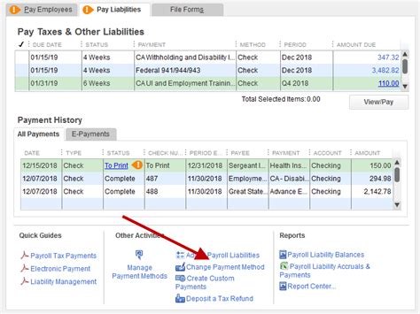 Scheduling Payroll Liabilities Added To Quickbooks Experts In