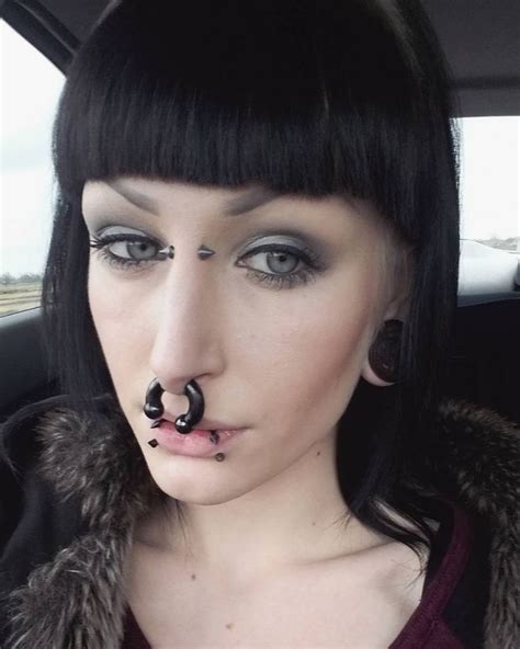 Women With Huge Septums Photo Facial Piercings Face Piercings New