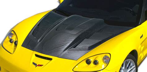 Chevrolet Corvette Carbon Fiber Hoods Duraflex Body Kits