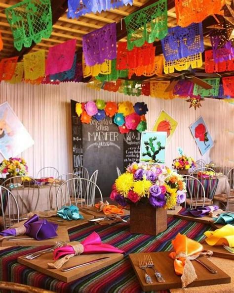 Decoración Y Adornos Para Fiestas Mexicanas 【ideas Originales 2020】