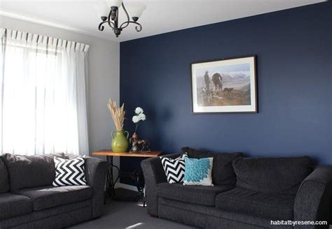 Selina And Earl Find Inspiration Close To Home Blue Feature Wall