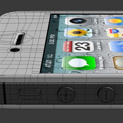 Apple Iphone 4s 3d Model By Cgshape