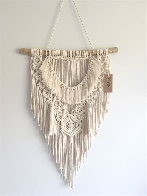 Medium Macrame Wall Hanging Tapestry Bohemian Miss Blair Macrame