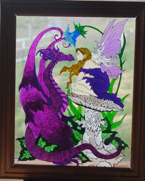 Using Kelly S Glass Stain An Gaallery Glass Clear Doesnt Fade Or Discolor Stained Glass Art