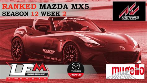 Lfm Mazda Mx Cup Mugello Lowfuelmotorsport Youtube