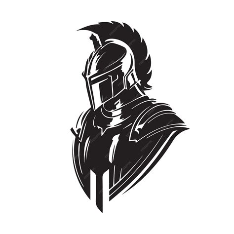 Premium Vector Medieval Knight In Armor Vector Logo Simple Clean