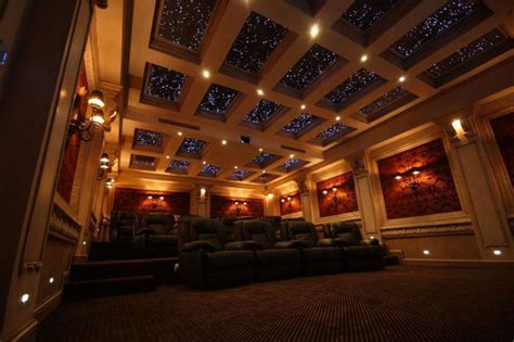 Ceiling star lights fiber optic enhance the space in your room these pictures of this page are about:starlight ceiling. Some Ideas Of Home Theater Ceiling in 2020 | Home theater ...