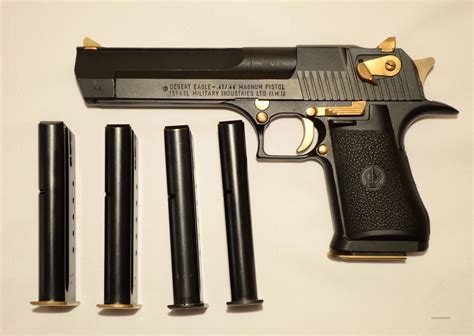 Desert Eagle 44 Magnum Gold Trim For Sale