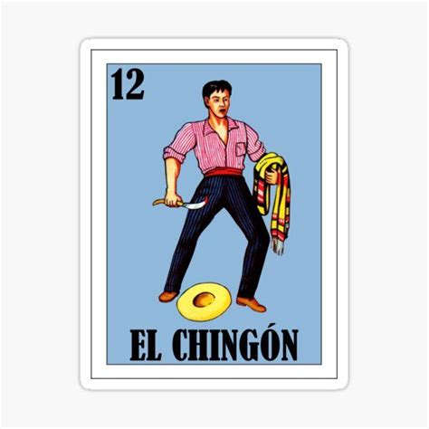 Mexican Loteria La Chingona La Dama Parody Loteria Sticker By Andres1986 Lotería