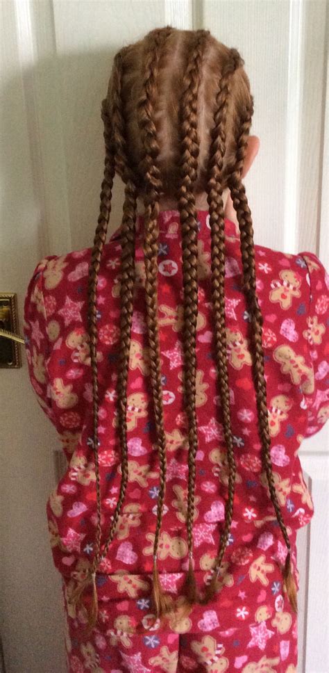 Spent all morning putting cornrows in. Hoping they will last for a while. | Mint hair, Cornrows ...