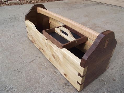 A Tool Tote Im Making For My Neighbor Wood Tool Box Wooden Tool