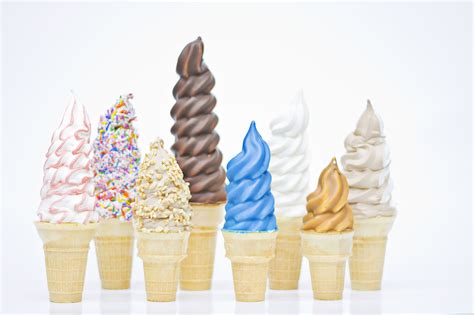 Toms Dairy Freeze Selection Of Soft Serve Ice Cream Cones Soft Serve Ice Cream Soft Serve
