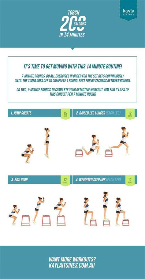 Kayla Itsines 14 Minute Workout That Will Torch 200
