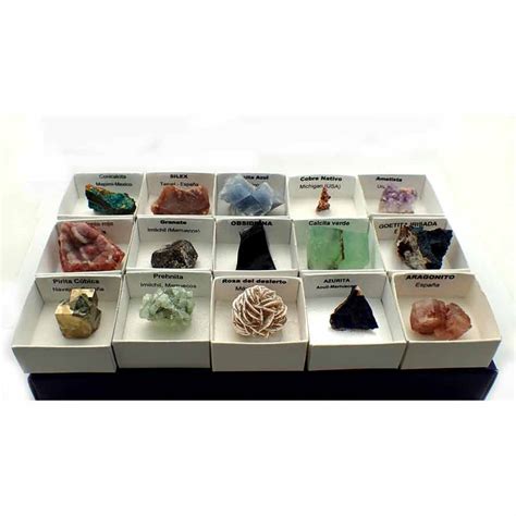 Colecciones Coleccion Minerales15 Unidades