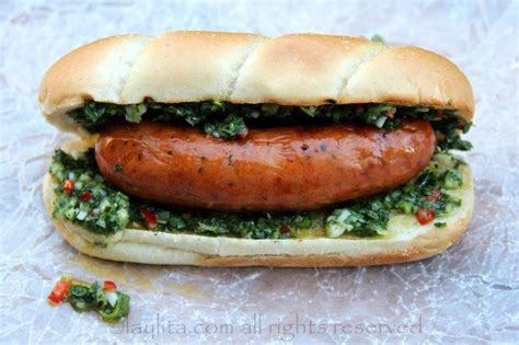 Choripan Is A Traditional Argentinean Street Food Or BBQ Style Sandwich