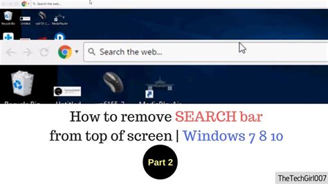3 Easy Ways How To Remove Search Bar At Top Of Screen Windows 10 8