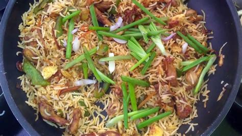 Chinese chicken fried rice is a great alternative to steamed or plain rice. Restaurant Style Chicken Fried Rice | Indian Fusion ...