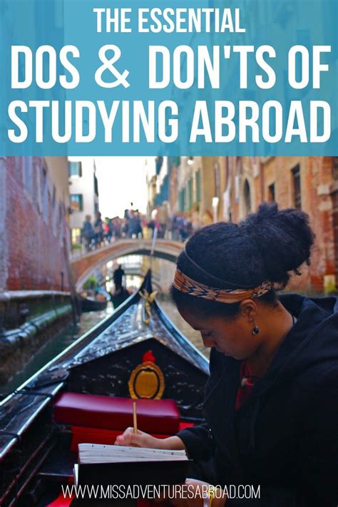 The Essential Dos And Donts Of Studying Abroad Miss Adventures