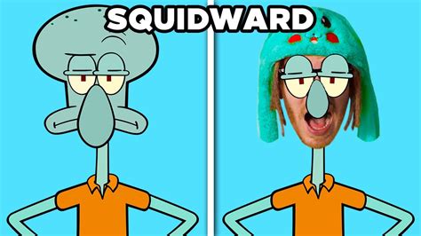 Squidward Voice In Real Life Spongebob Squarepants Scene Youtube