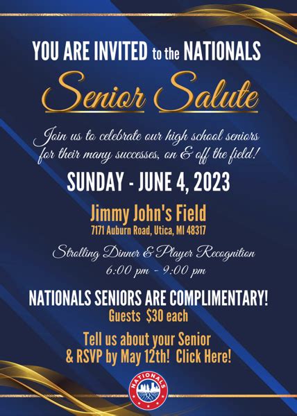 2023 Senior Information And Senior Salute Rsvp