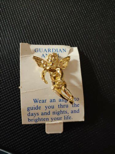 Guardian Angel Lapel Pin Tack Pin Wear An Angel To Guide Pin On Card