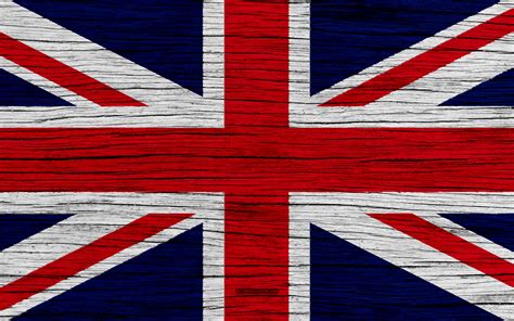 Optimal for websites and apps. Download wallpapers Flag of Great Britain, 4k, Europe, wooden texture, british flag, Great ...