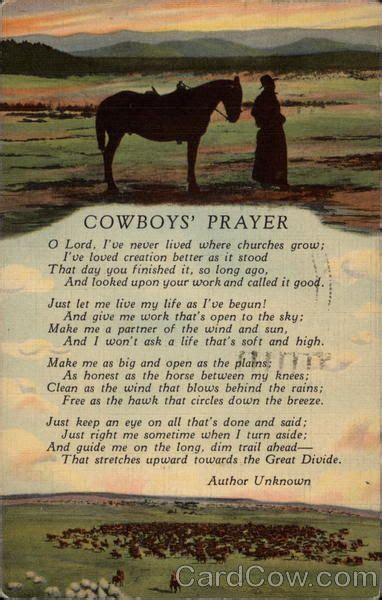 Cowgirl Prayer Poem