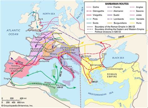 Barbarian Invasions European History