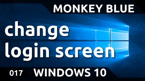 Windows 10 How To Change Login Screen Youtube