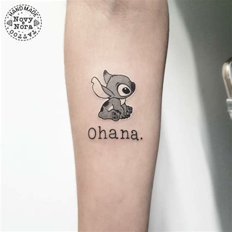 Lilo And Stitch Ohana Tattoo Ohana Tattoo Als Symbol Fur Familie Und