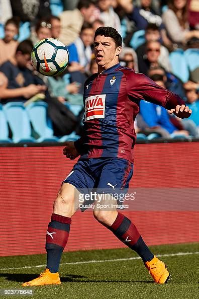 Ander Capa Of Sd Eibar In Action During The La Liga Match Between