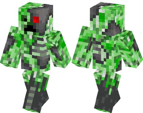 Cybrog Creeper Minecraft Skin Minecraft Hub