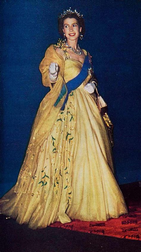 Queen Elizabeth Ii Wattle Painting National Museum Of Australia
