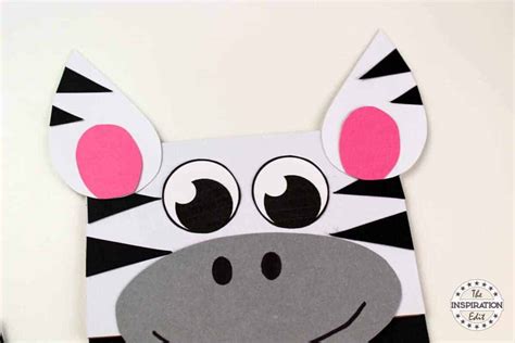 Paper Bag Zebra Craft Preschool Kids Will Love · The Inspiration Edit
