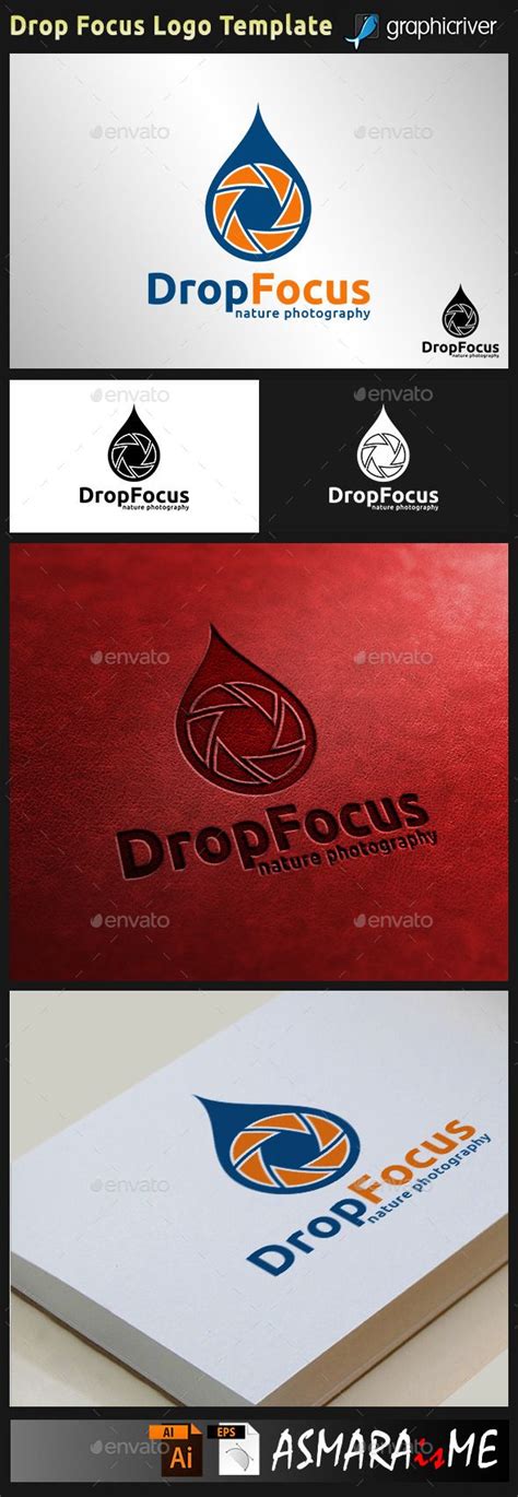 Focus point digital concept elements icon logo vecteurs. Camera Logo - Drop Focus - Shot Point Photography | Camera ...