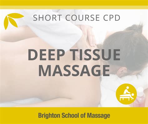 Deep Tissue Massage Brighton School Of Massage