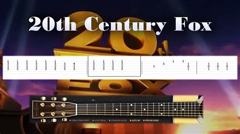 Th Century Fox Intro Guitar Tutorial TAB YouTube