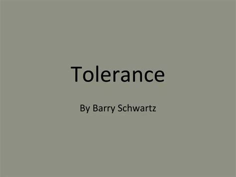 Ppt Tolerance Powerpoint Presentation Free Download Id9685662