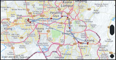 Google map of shah alam satellite. What is the distance from Kajang Malaysia to Shah Alam ...