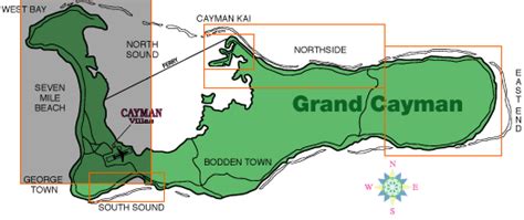 7 Mile Beach Full Size Map Grand Cayman Island Map