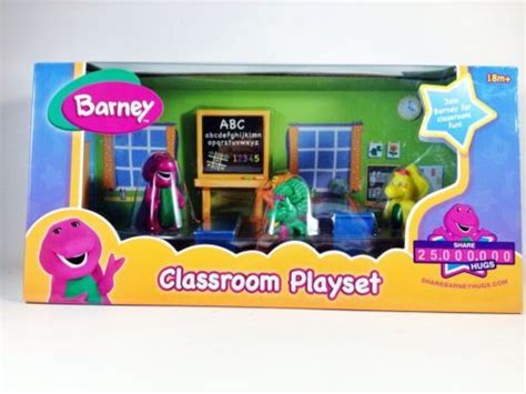 Nib Barney Classroom Playset Including Bj Riff Baby Bop 481029136