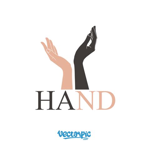 Hand Logo Free Vector