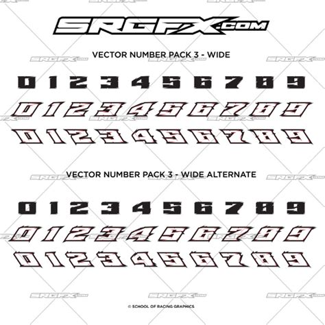 Cleartype, microsoft's font display technology, is supposed to solve exactly this problem. 13 Thick Racing Number Font Images - Race Car Number Fonts ...