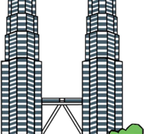 Towers Clipart Petronas Tower - Petronas Twin Towers - Png Download - Full Size Clipart ...