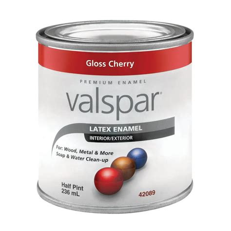 Shop Valspar Cherry Gloss Latex Interiorexterior Paint Actual Net