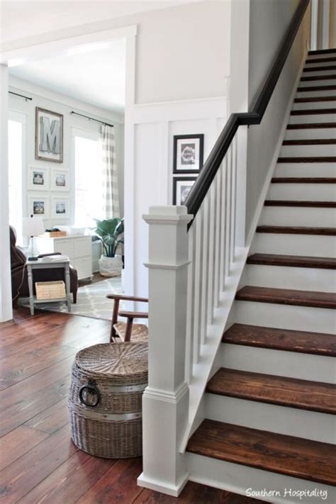 Farmhouse Newel Post Diy Staircase Staircase Remodel Staircase