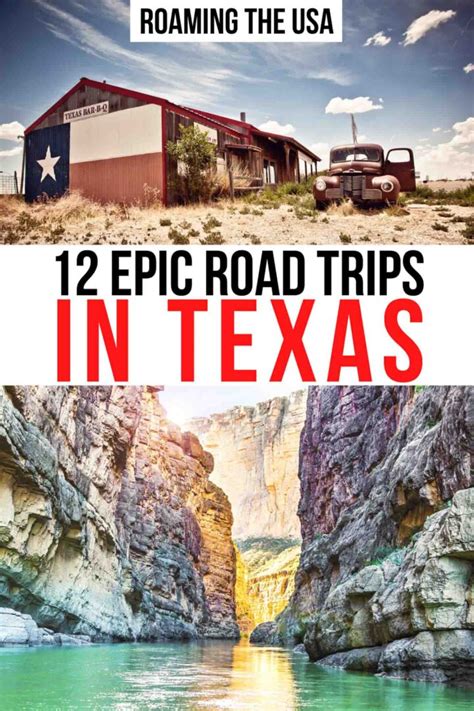 12 Road Trips In Texas For Your Bucket List Roaming The Usa