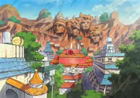 Hidden Leaf Village Wallpaper Anime Scenery Wallpaper Naruto